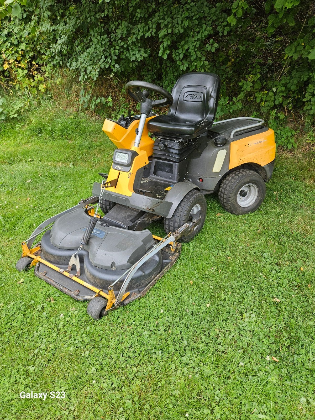 stiga park pro 540ix 4wd zitmaaier frontmaaier mulch hst, Ophalen of Verzenden, Gebruikt, Mulchfunctie, 90 tot 120 cm