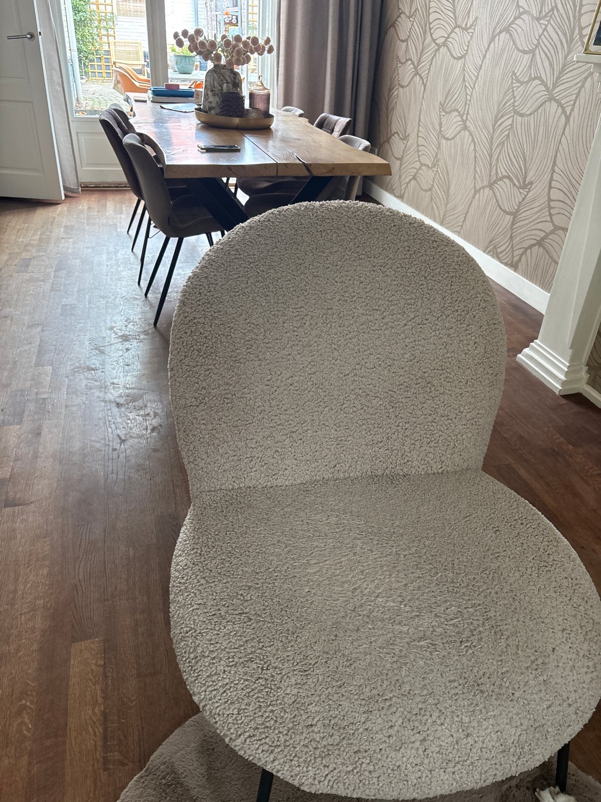 KARWEI fauteuil Babs taupe, Ophalen, Overige kleuren, Zo goed als nieuw, Eén