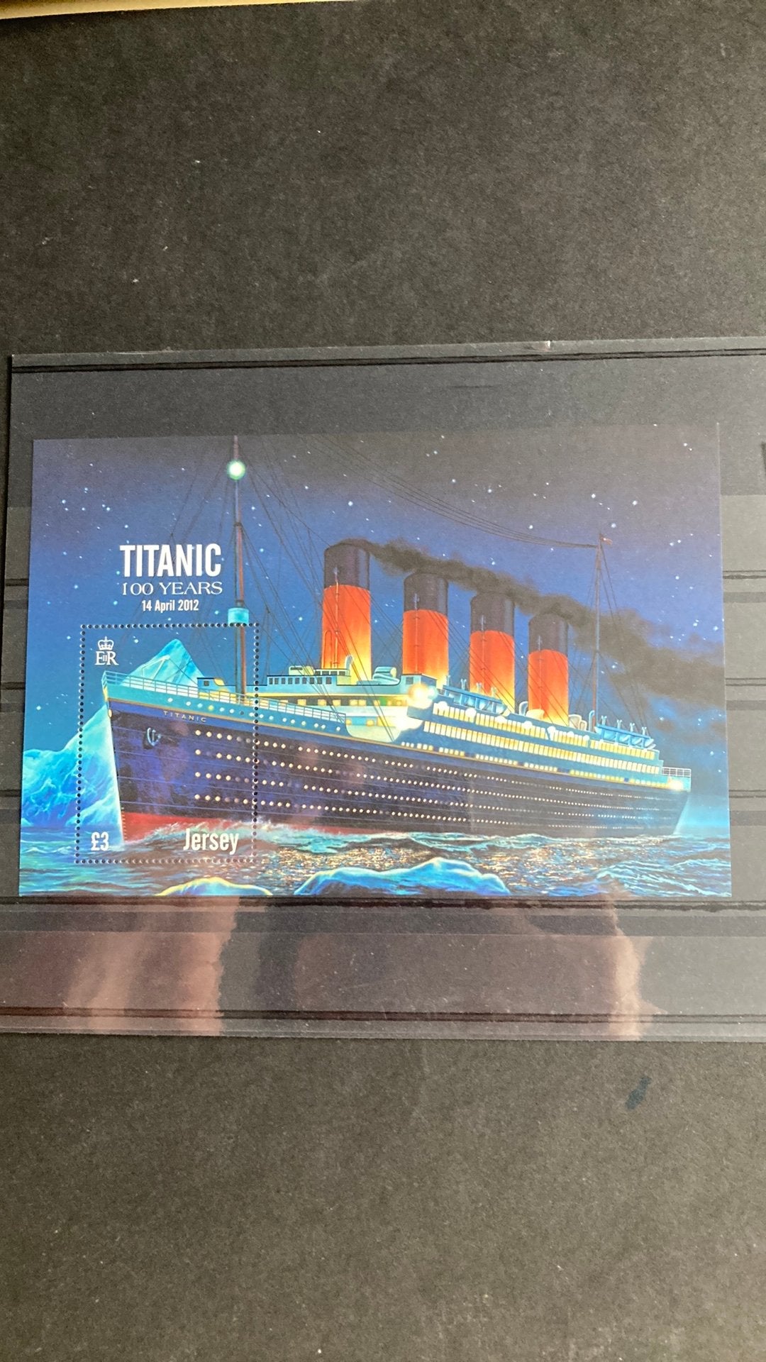 Jersey blok 89 schepen Titanic/1656 A, Ophalen of Verzenden