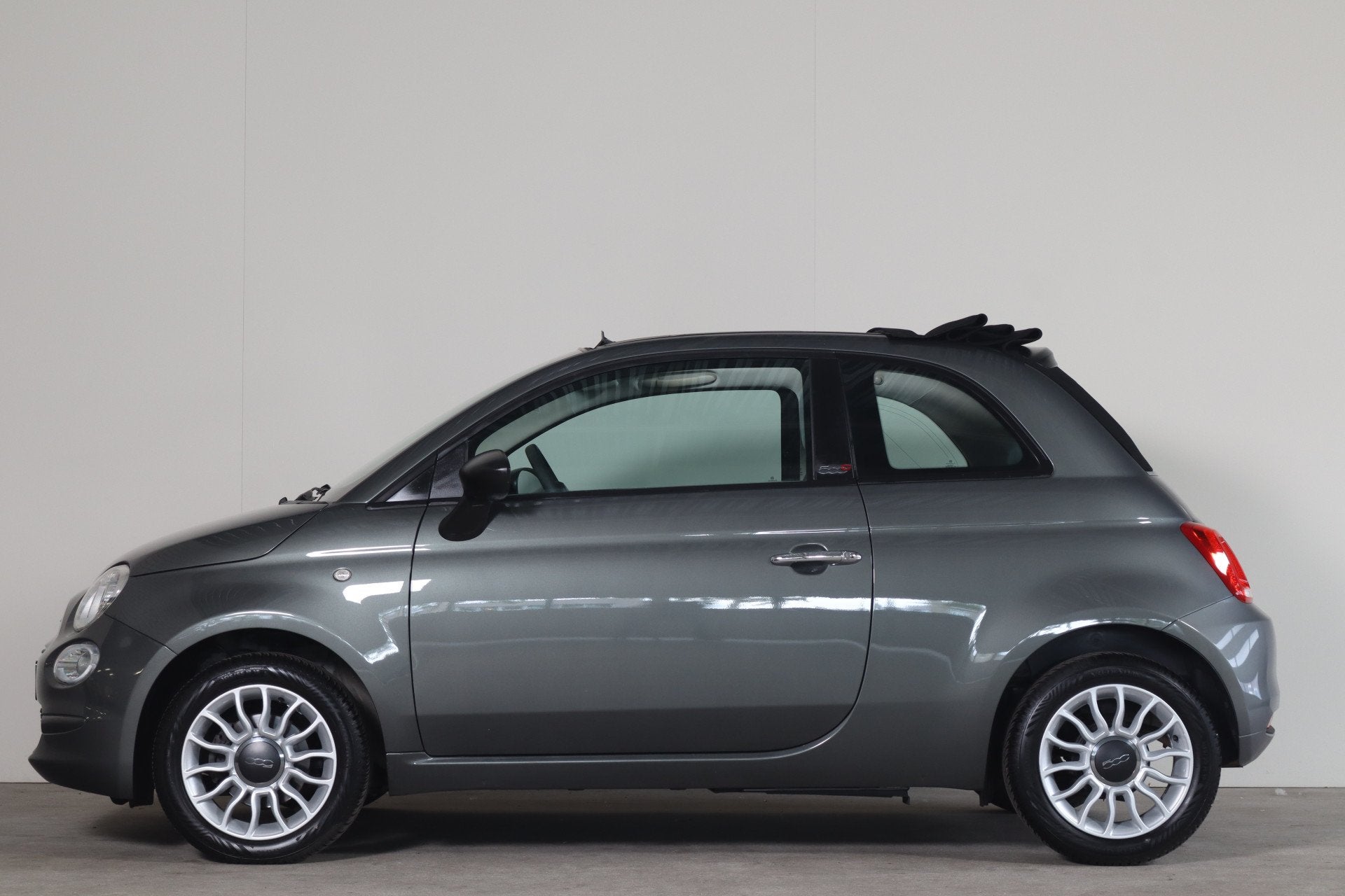 Fiat 500C 1.0 TwinAir PopStar NL-Auto! Cruise control I Airc, Auto's, Stof, Gebruikt, Start-stop-systeem, Cabriolet