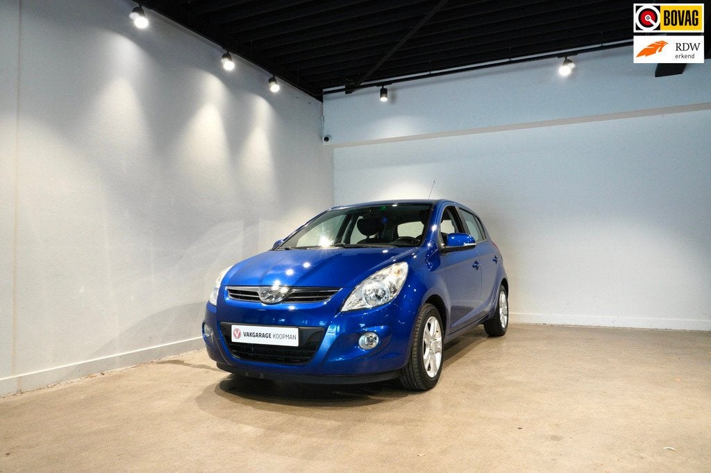 Hyundai I20 1.2i i-Motion, Auto's, Hyundai, Euro 5, Gebruikt, 4 cilinders, Blauw