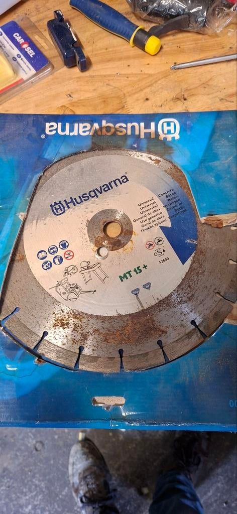 Husqvarna MT 15+ Diamantzaagblad - Nieuwstaat, Doe-het-zelf en Verbouw, Gereedschap | Zaagmachines, 70 mm of meer, Nieuw, Ophalen of Verzenden