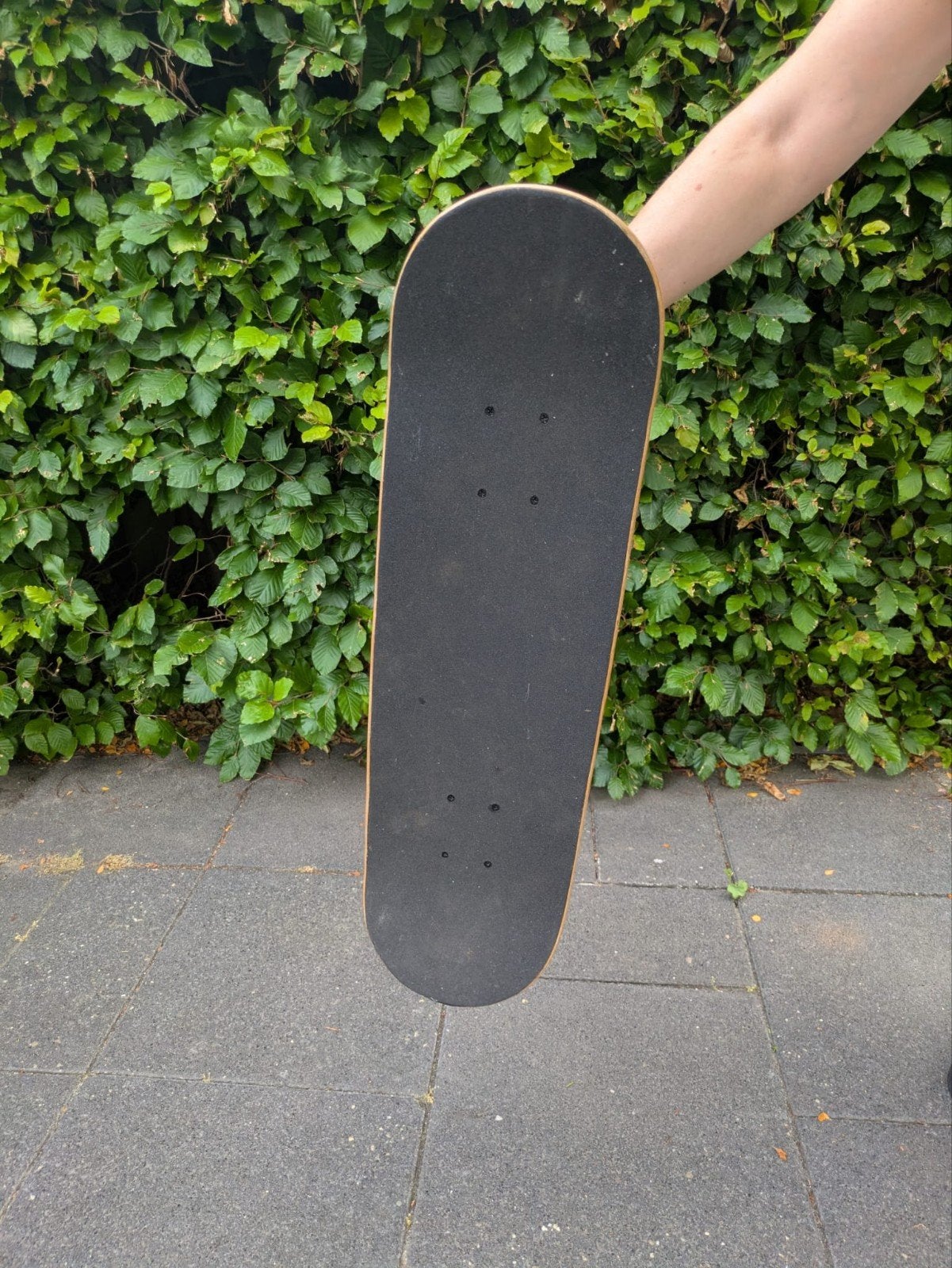 Oxelo skateboard met coole beer print, Ophalen, Gebruikt, Skateboard