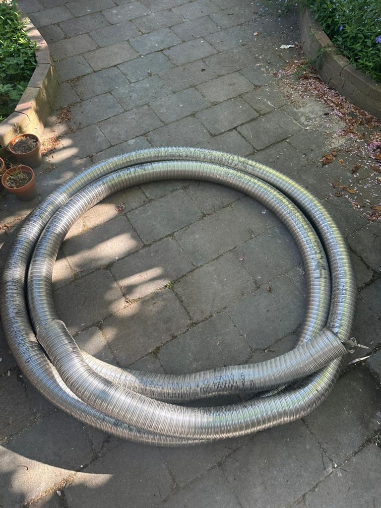 Flexibel rookkanaal, diameter Ø80, ongeveer 8 meter, Ophalen, 6 meter of meer, Overige typen, Nieuw