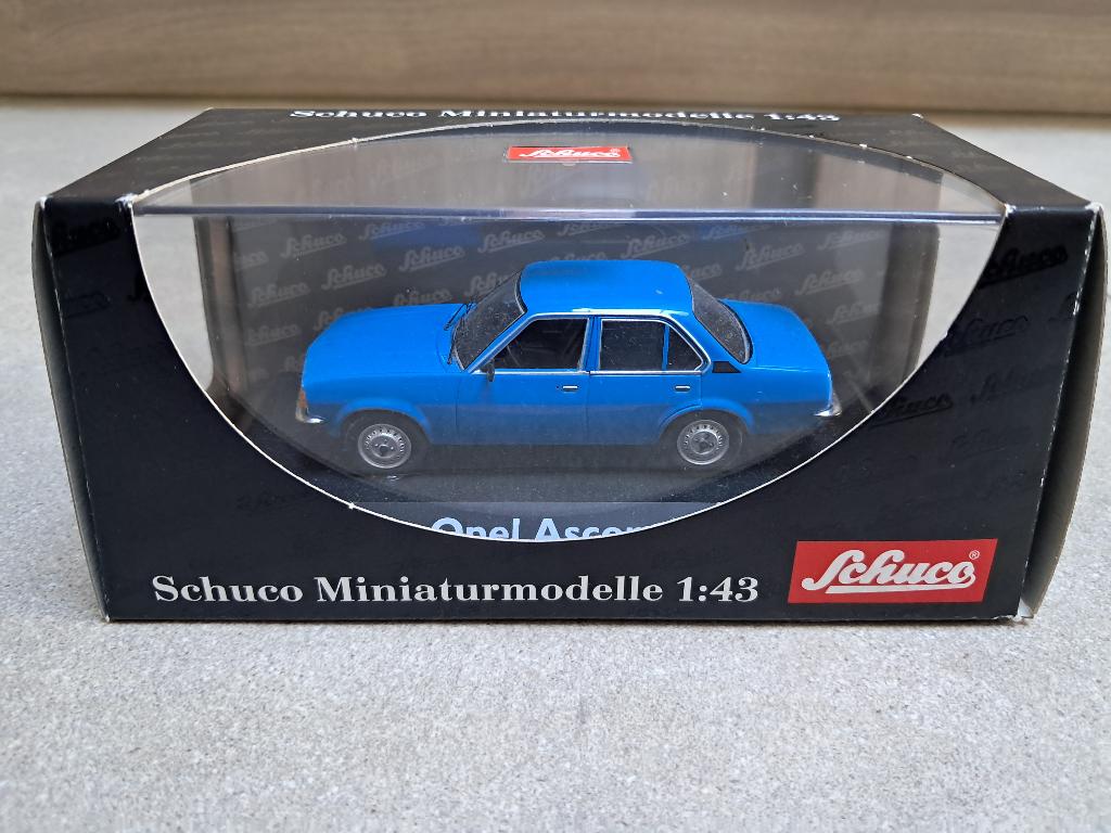 Miniatuur Opel Ascona B 1:43, Ophalen of Verzenden, Zo goed als nieuw, Auto, Schuco