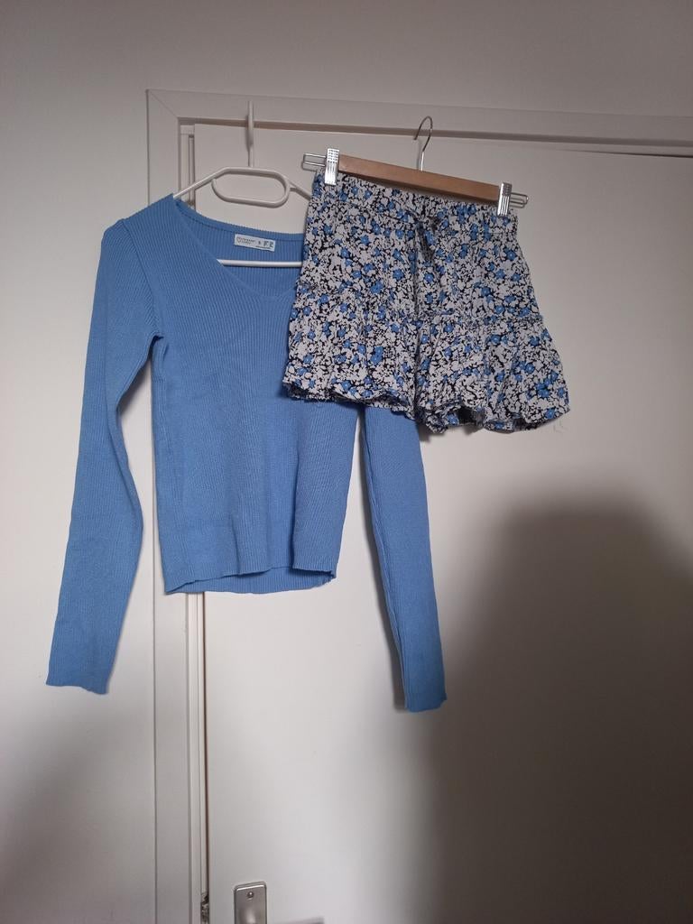 Leuk Zara setje XS/S, Blauw, Zara, Ophalen of Verzenden, Maat 34 (XS) of kleiner