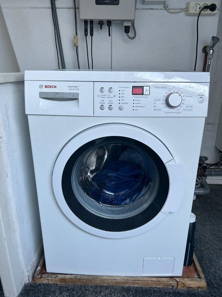 goed werkende BOSCH wasmachine, Witgoed en Apparatuur, Wasmachines, Ophalen, Gebruikt, Voorlader, 85 tot 90 cm