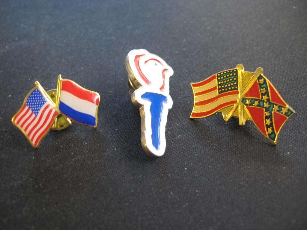 5 mei / bevrijding pinnen, Ophalen of Verzenden, Zo goed als nieuw, Overige onderwerpen, Speldje of Pin
