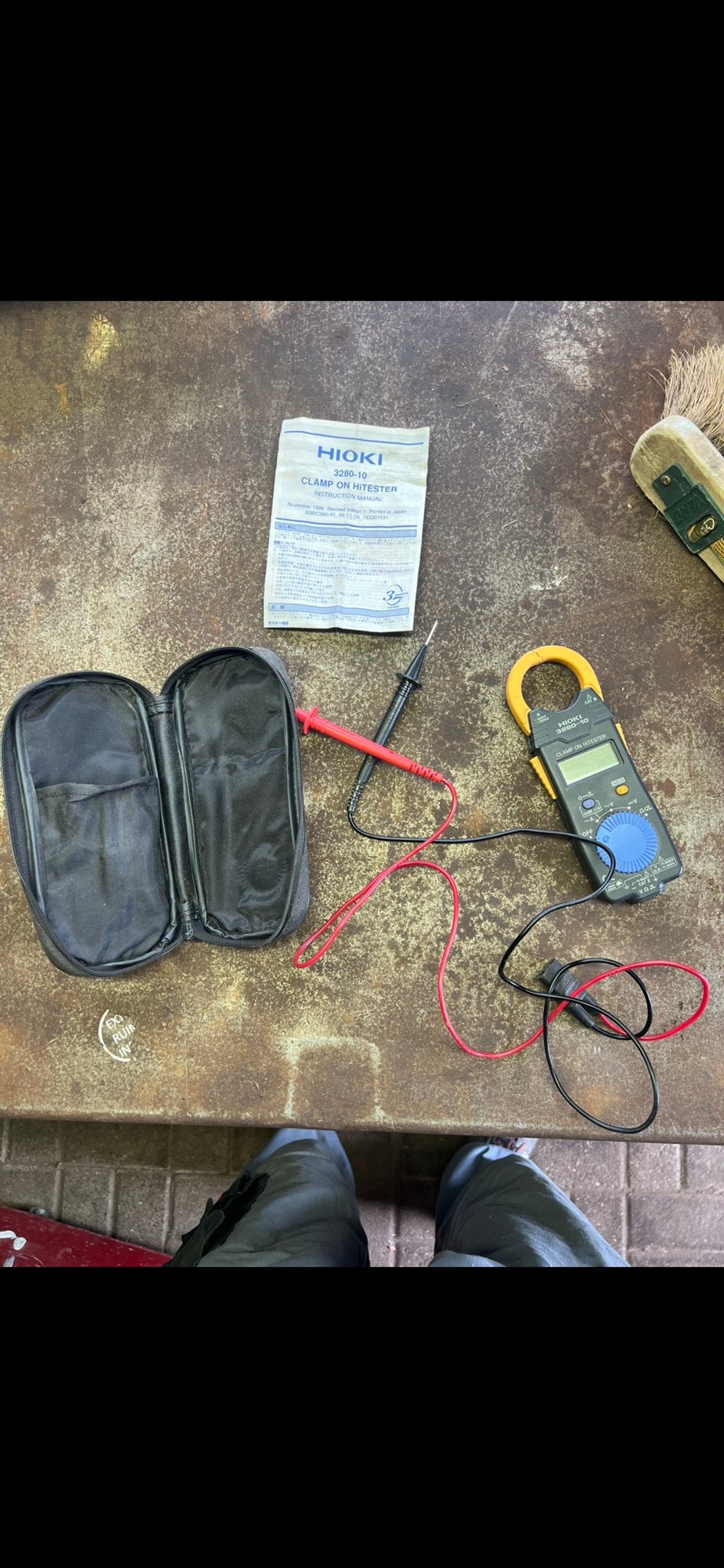 HIOKI 3280-10 Clamp-on Hitester Multimeter met tas, Ophalen, Gebruikt, Multimeter