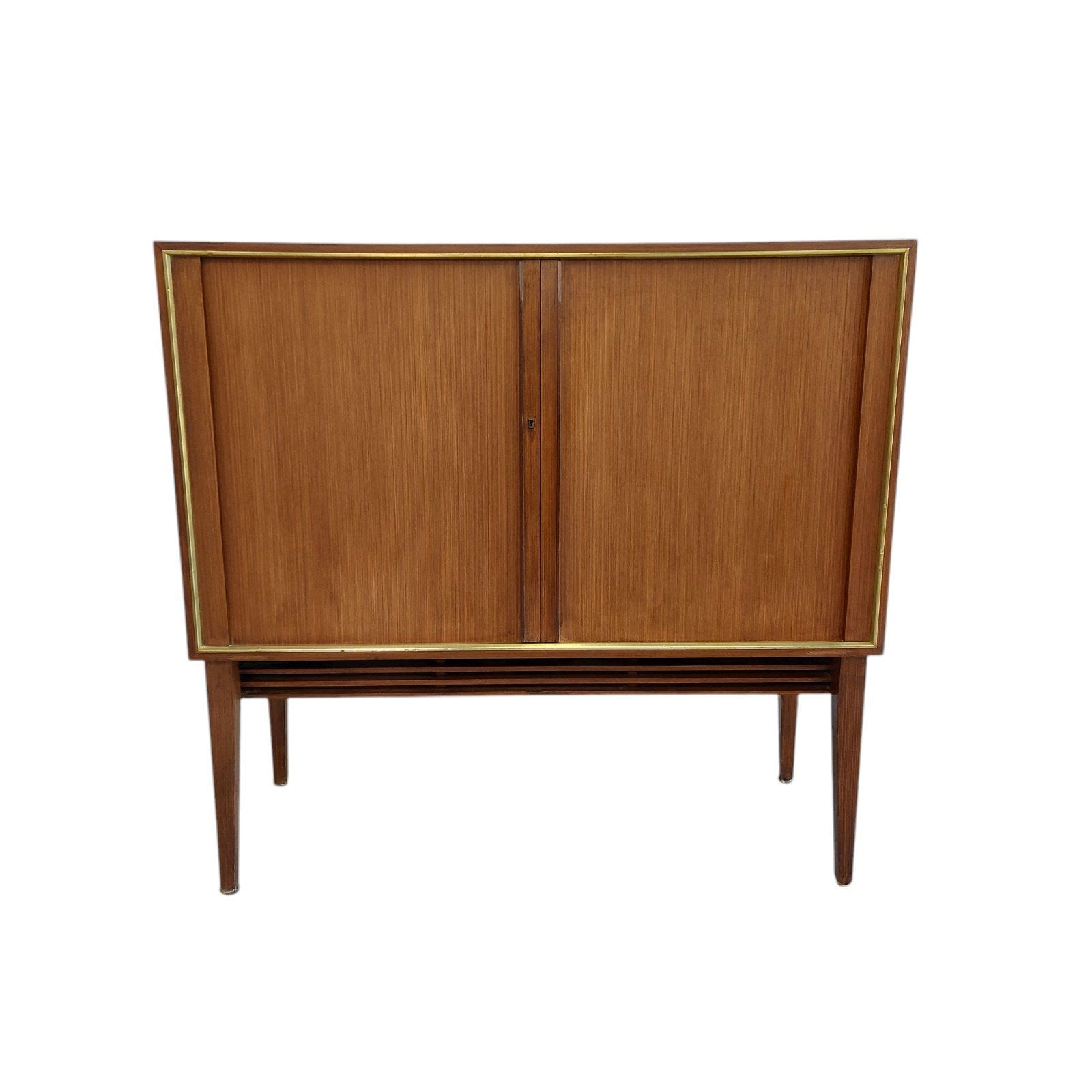 Vintage roldeurkast, tv meubel, Ophalen, Gebruikt, 50 tot 100 cm, Onbekend