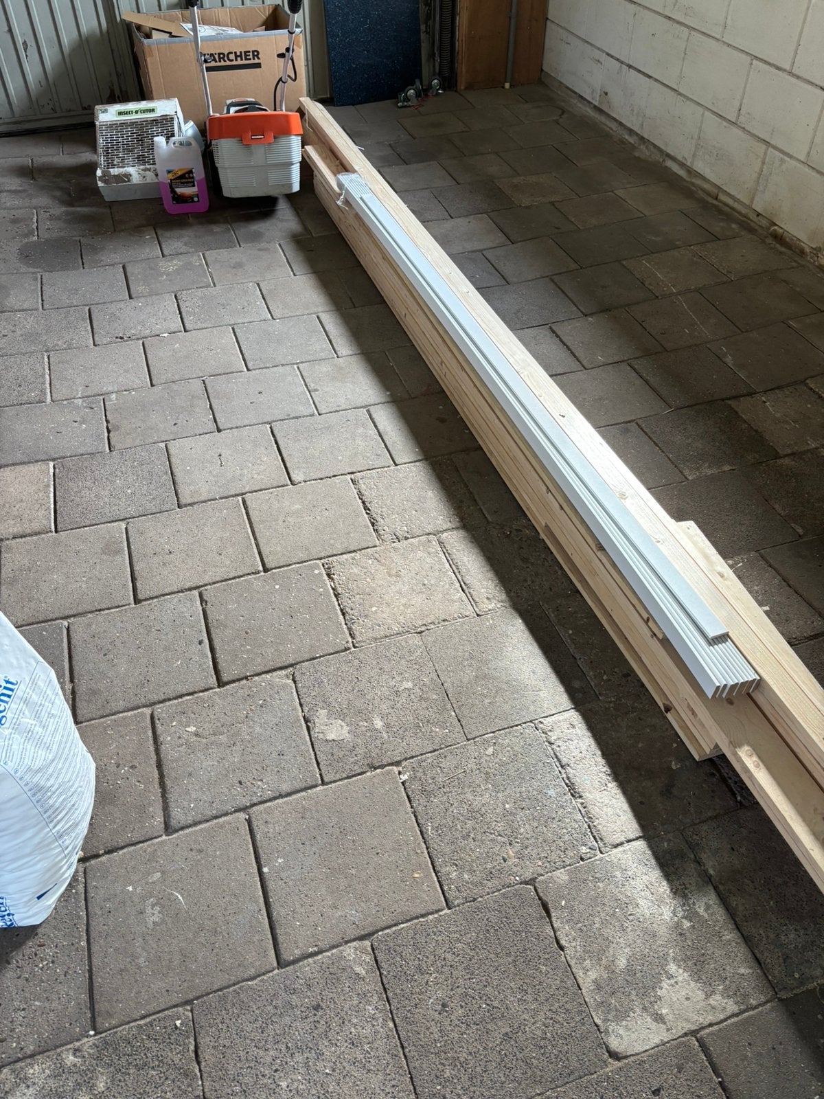 Gratis af te halen - 40m2 30x30 beton tegels, Ophalen, Gebruikt, 10 m² of meer, Beton