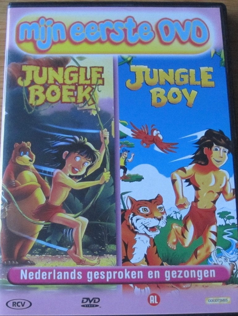 Mijn eerste DVD - Jungle Boek -Jungle boy - twee tekenfilms, Tekenfilm, Zo goed als nieuw, Alle leeftijden, Amerikaans