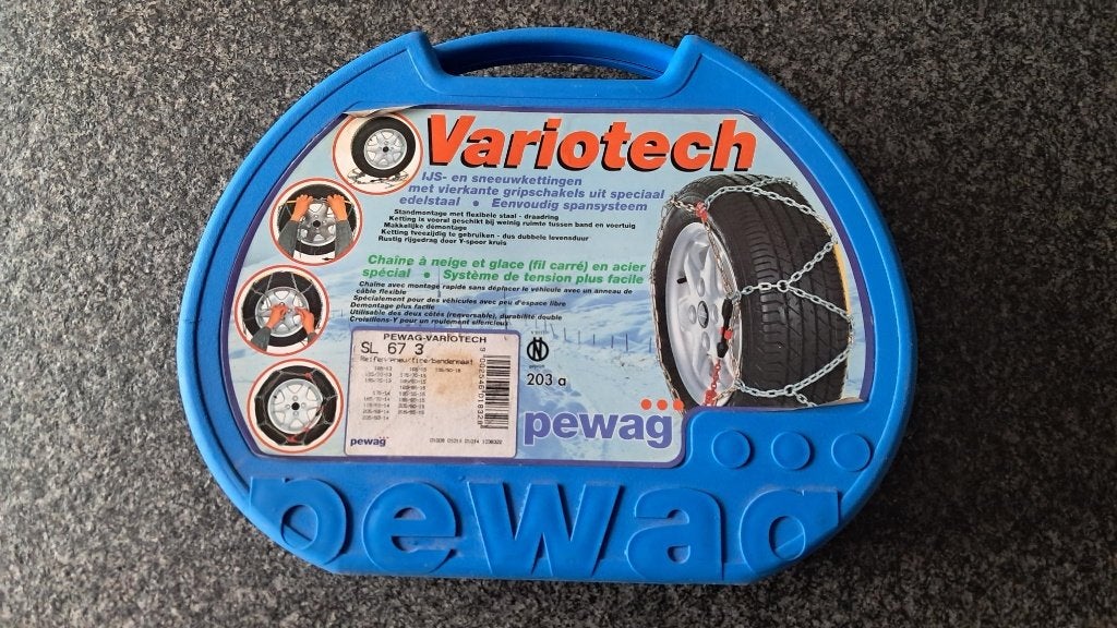 Sneeuwkettingen Pewag Variotech., Auto diversen, Sneeuwkettingen, Ophalen, Zo goed als nieuw