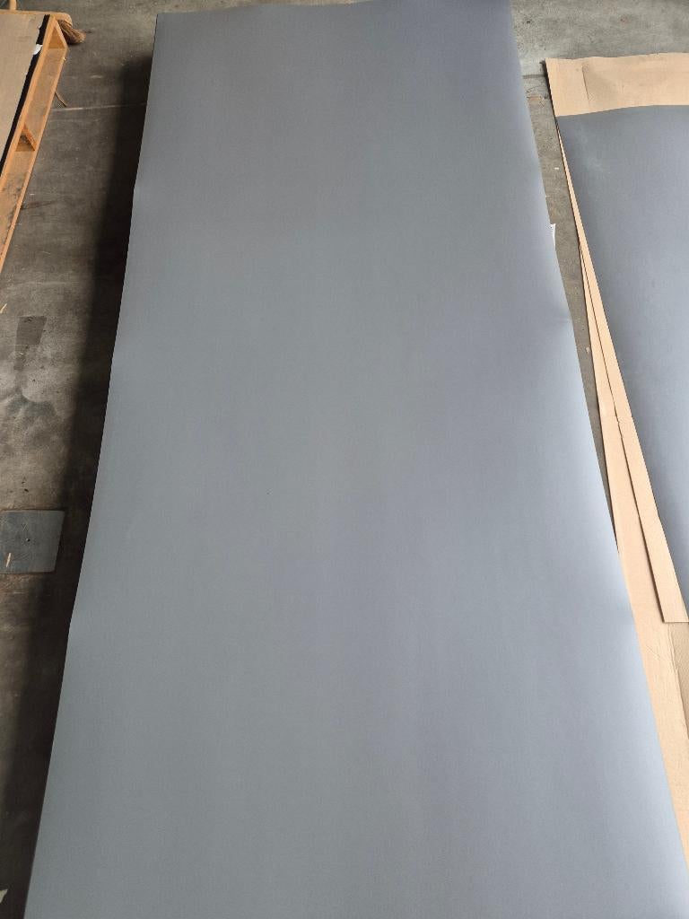 Duropal HPL fineer platen antraciet 305x130cm ( 592 ), Doe-het-zelf en Verbouw, Platen en Panelen, Ophalen, HPL, Gebruikt, Nb