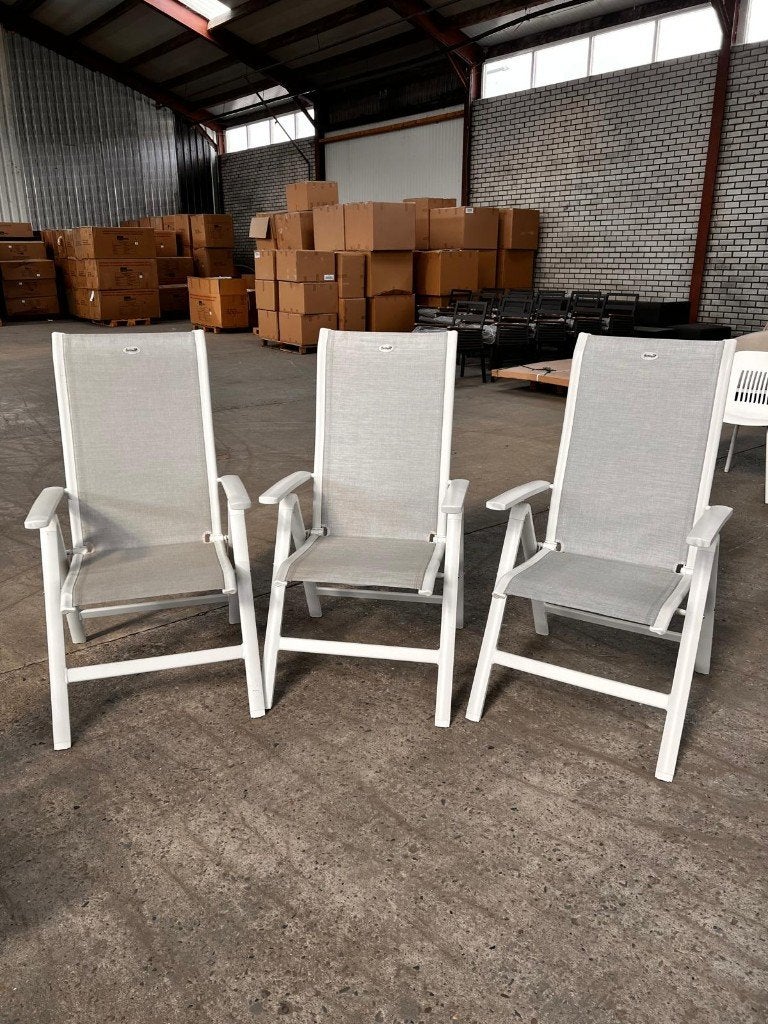 3x Hartman verstelbare tuinstoelen – speciale aanbieding, Tuin en Terras, Hartman, Zo goed als nieuw, Inklapbaar, Ophalen