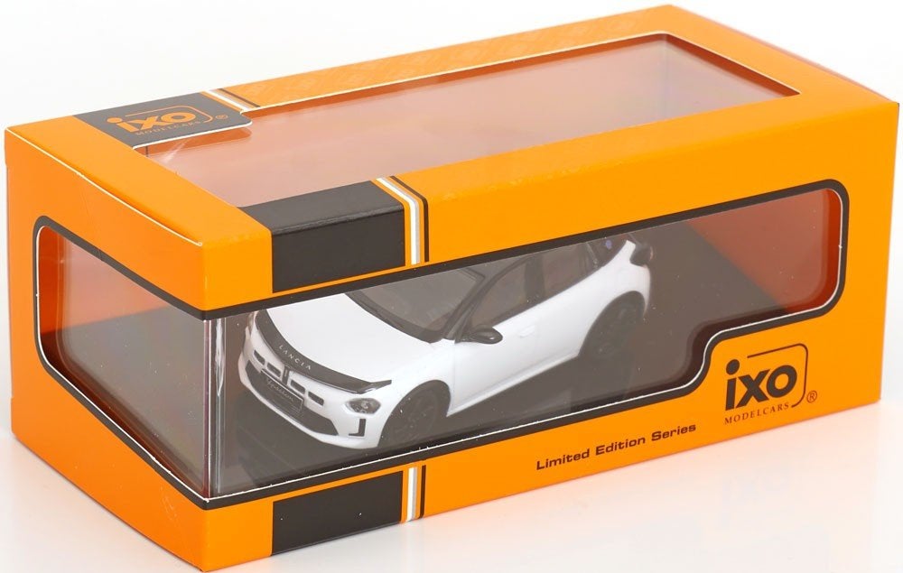 IXO 1:43 Lancia Ypsilon 2025 wit zwart, Overige merken, -, Nieuw, Ophalen of Verzenden