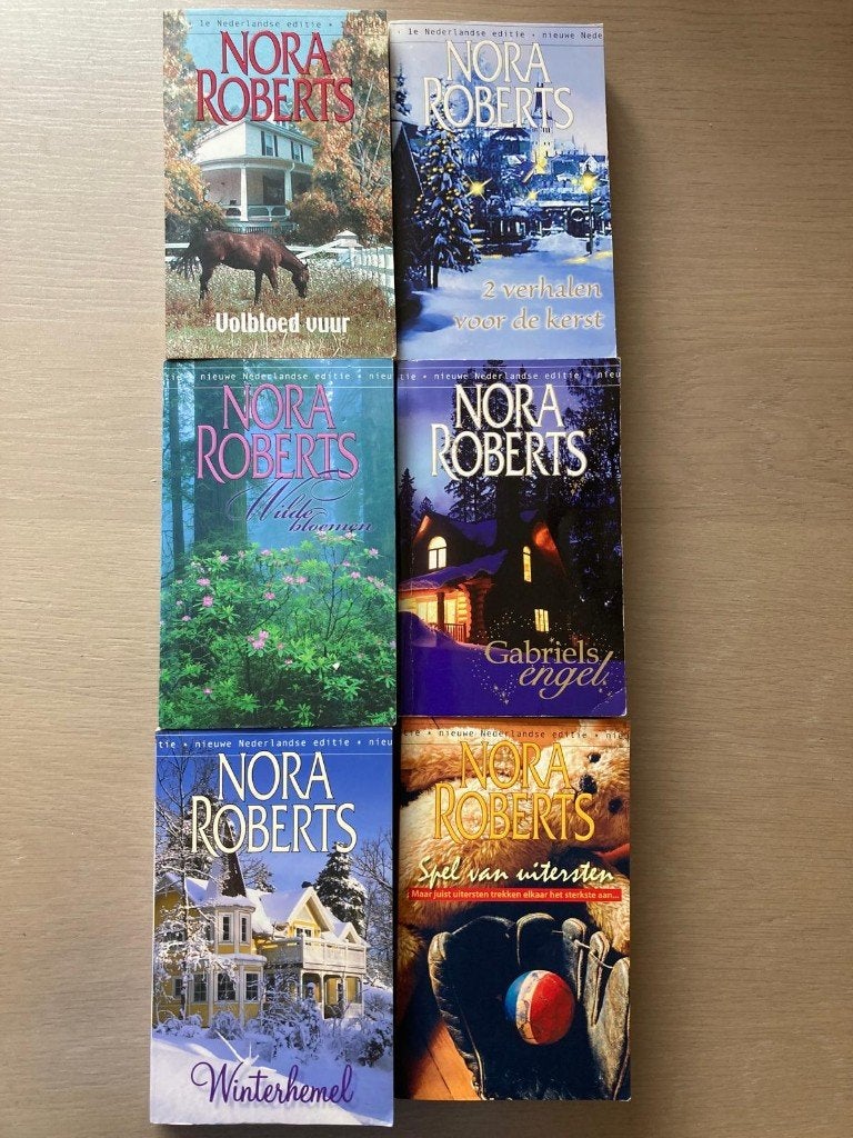6 x Romans van Nora Roberts., Boeken, Ophalen of Verzenden, Zo goed als nieuw, Nora Roberts