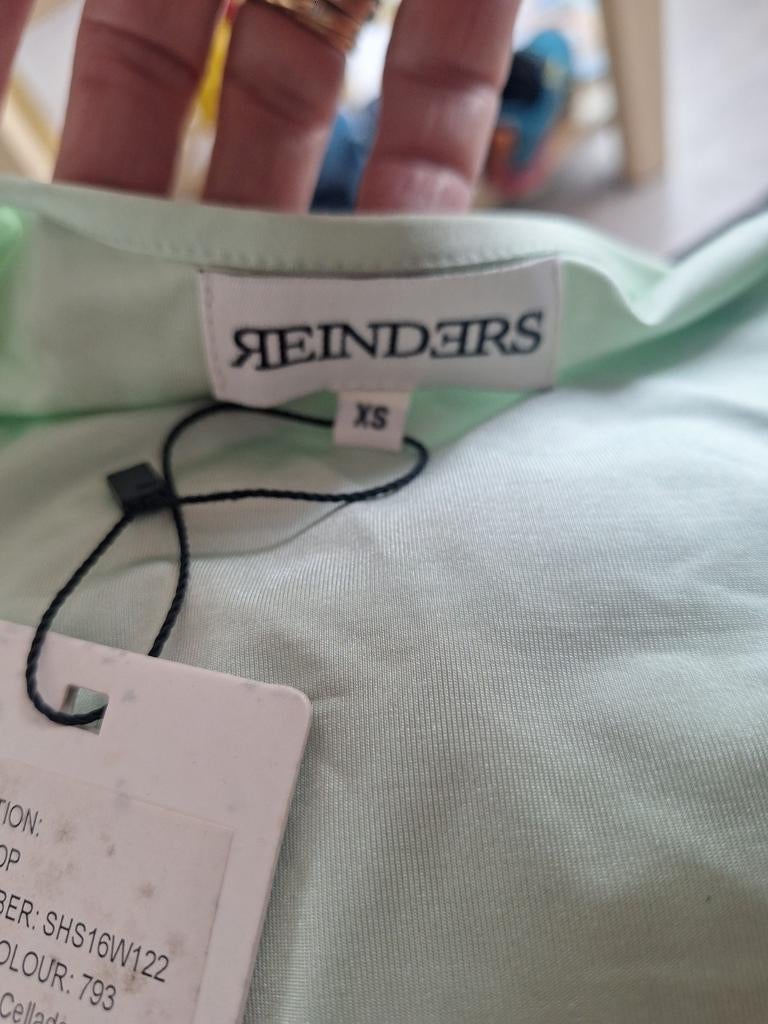 Reinders Sophia Top Zacht Lichtgroen XS, Kleding | Dames, Reinders, Nieuw, Ophalen of Verzenden, Zonder mouw