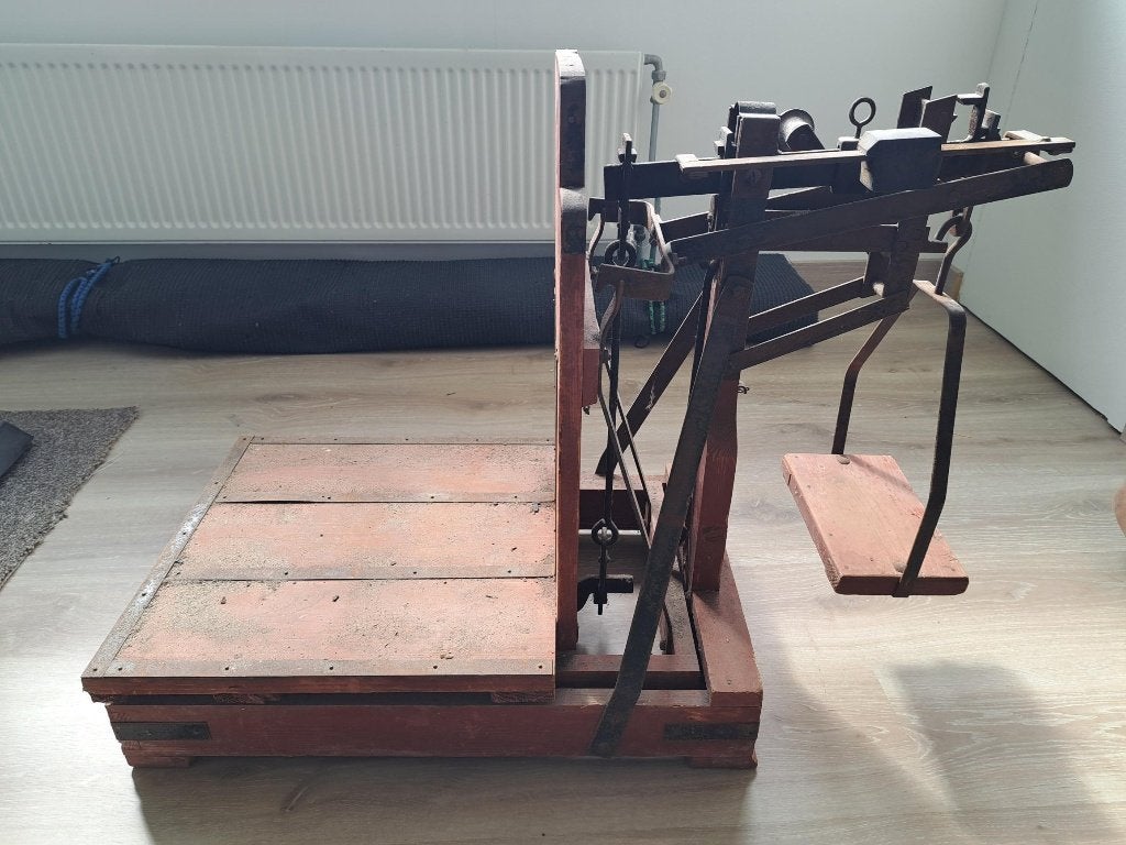 bascule met gewichten, Antiek en Kunst, Ophalen
