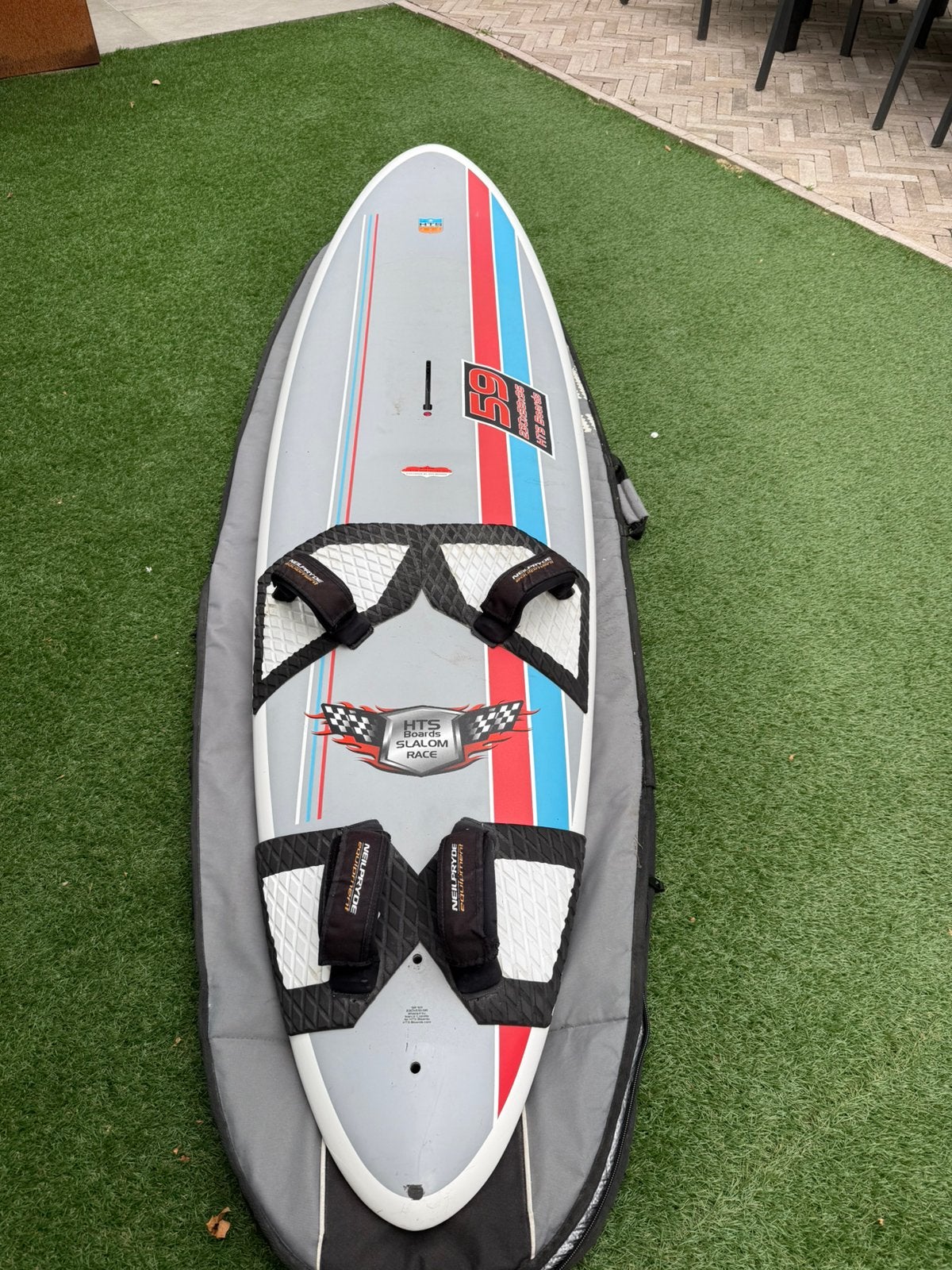 Te koop HTS 59 carbon board, Watersport en Boten, Ophalen, Gebruikt, Overige merken, Plank