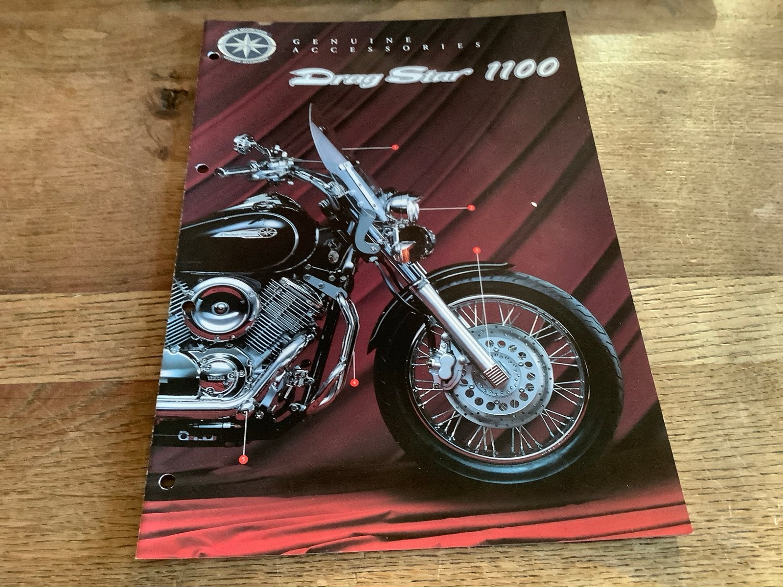 Yamaha Drag Star 1100 Accessoires Catalogus.  (34), Verzenden, Yamaha