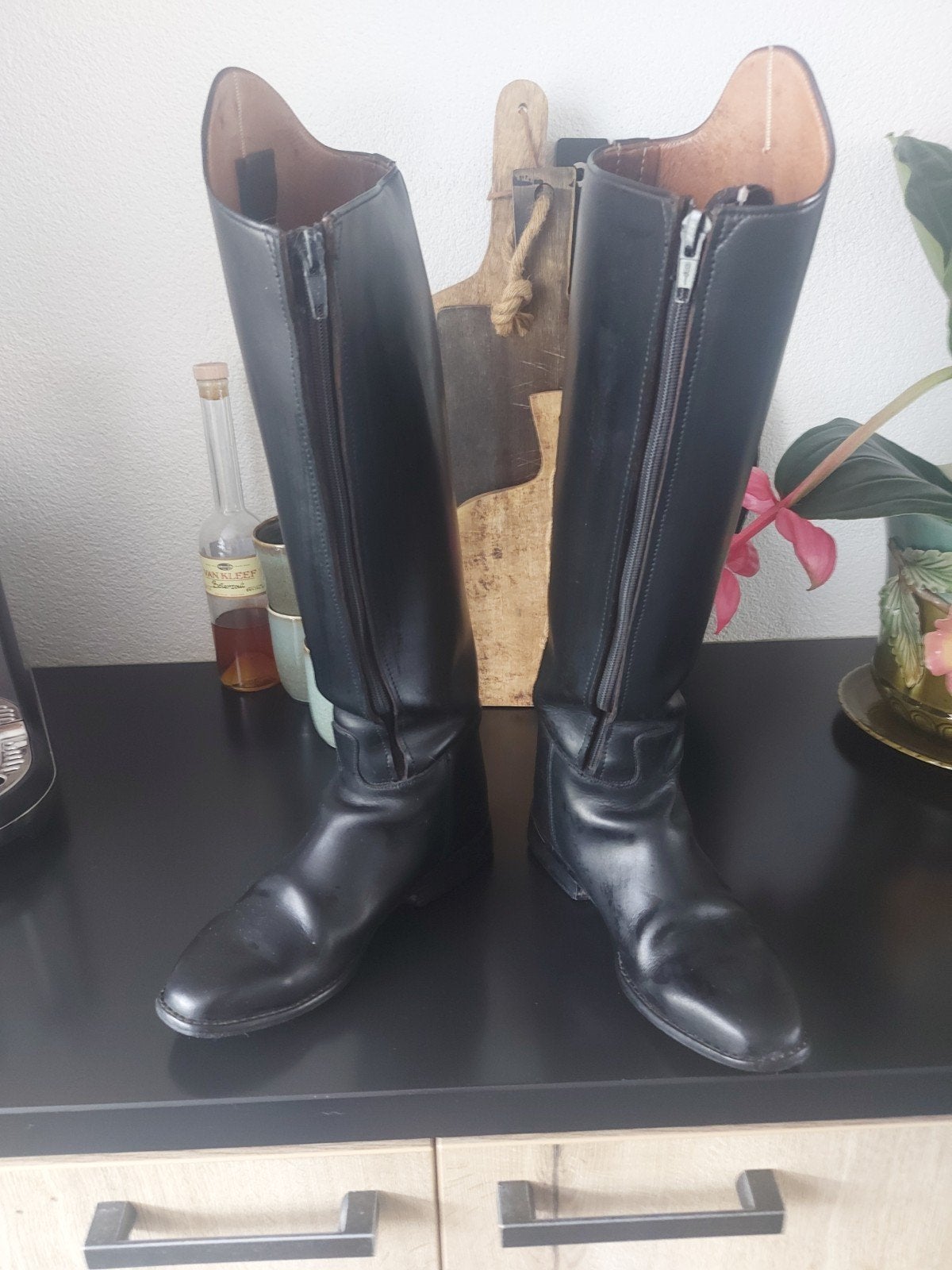 Goed onderhouden Petrie rijlaarzen met rits, Ophalen, Zo goed als nieuw, Dressuur