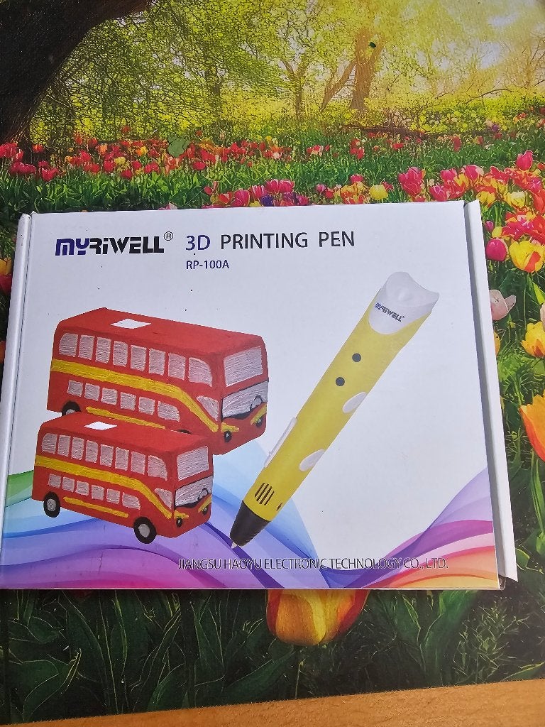 3D printing pen, Verzenden, Zo goed als nieuw, Blauw, Knutselwerk