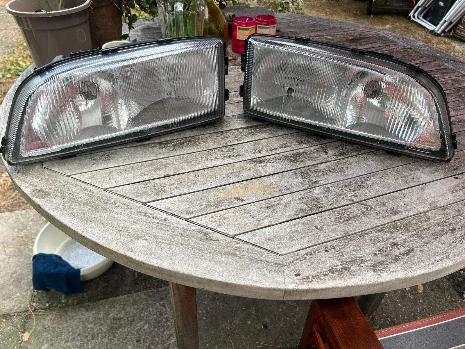 Hella Koplampen Volvo V70 (1997) - RHD - Set van 2, Ophalen of Verzenden, Gebruikt, Volvo