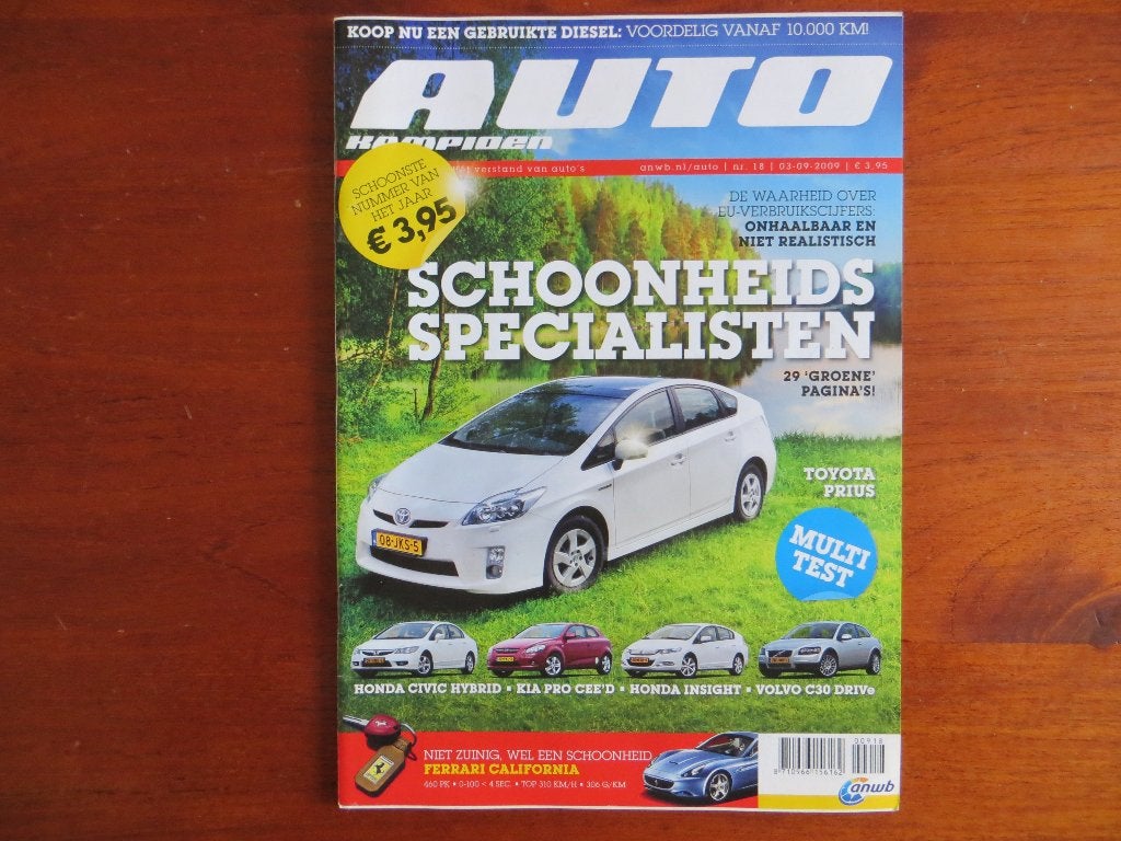 Autokampioen 18 2009 Honda Civic Hybrid, Kia Pro Cee’d, Ophalen of Verzenden, Nieuw, Honda