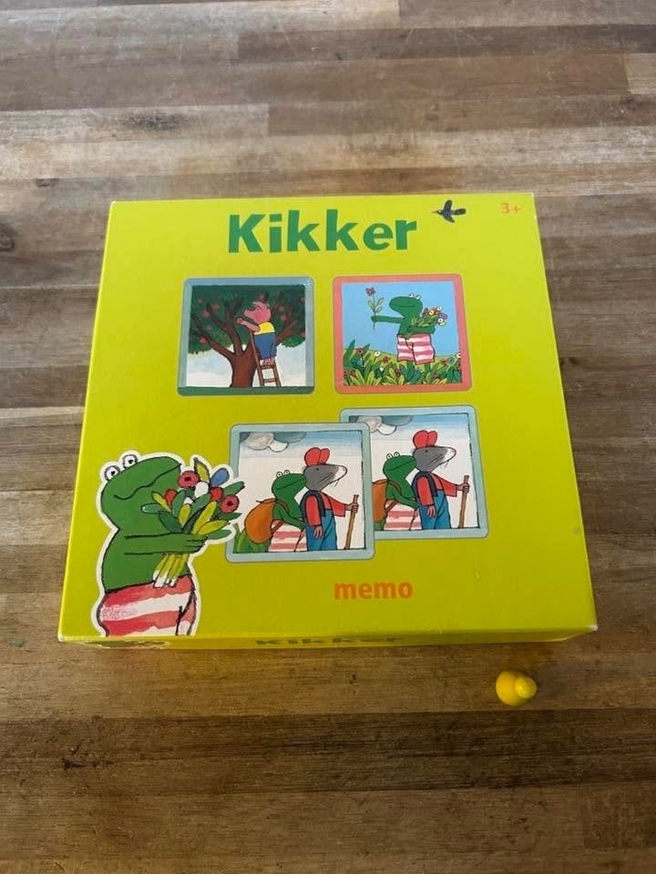 Kikker memo spel Bambolino Toys Max Velthuijs compleet, Een of twee spelers, Ophalen of Verzenden, Zo goed als nieuw, Bambolino Toys
