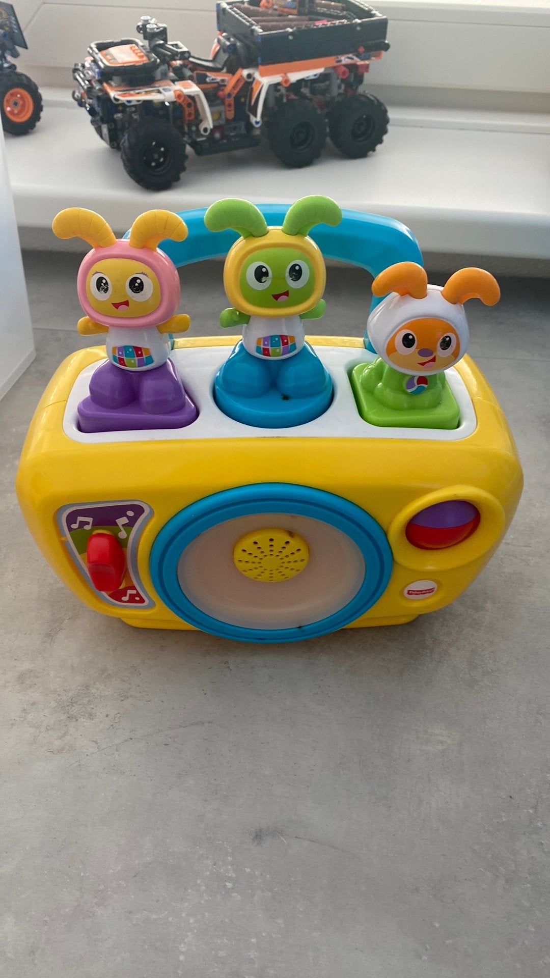 Fisher price bright beats boombox, Ophalen of Verzenden, Zo goed als nieuw, Speelset, Met licht