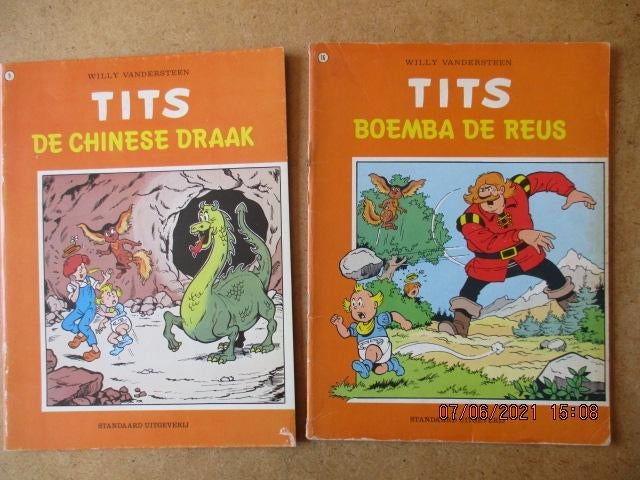 adv4112 tits, Eén stripboek, Ophalen, Gelezen