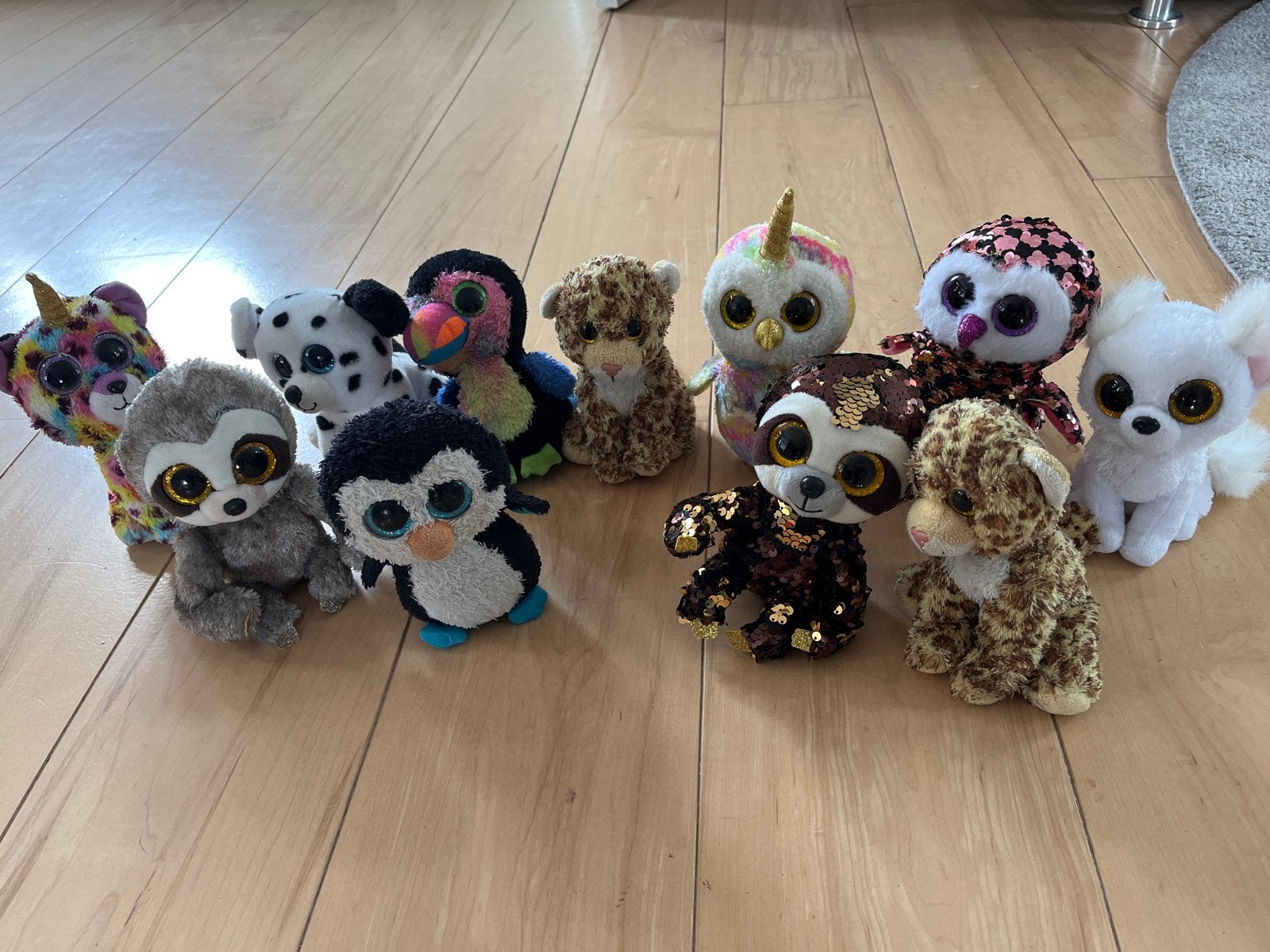 Grote collectie Ty Beanie Boos knuffels, Eenhoorn, Ophalen of Verzenden, Meerkleurig, Ty