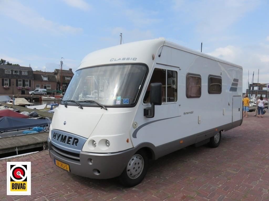 Camper Hymer BC 664 Classic Integraal met APK, Caravans en Kamperen, Integraal, Ringverwarming, Treinzit, Particulier