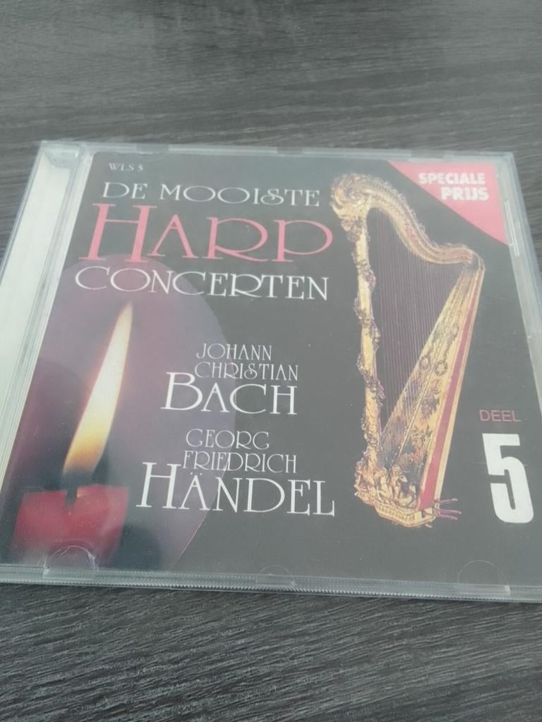 De Mooiste Harp Concerten - Bach & Händel (Deel 5), Ophalen, Barok, Gebruikt, Orkest of Ballet