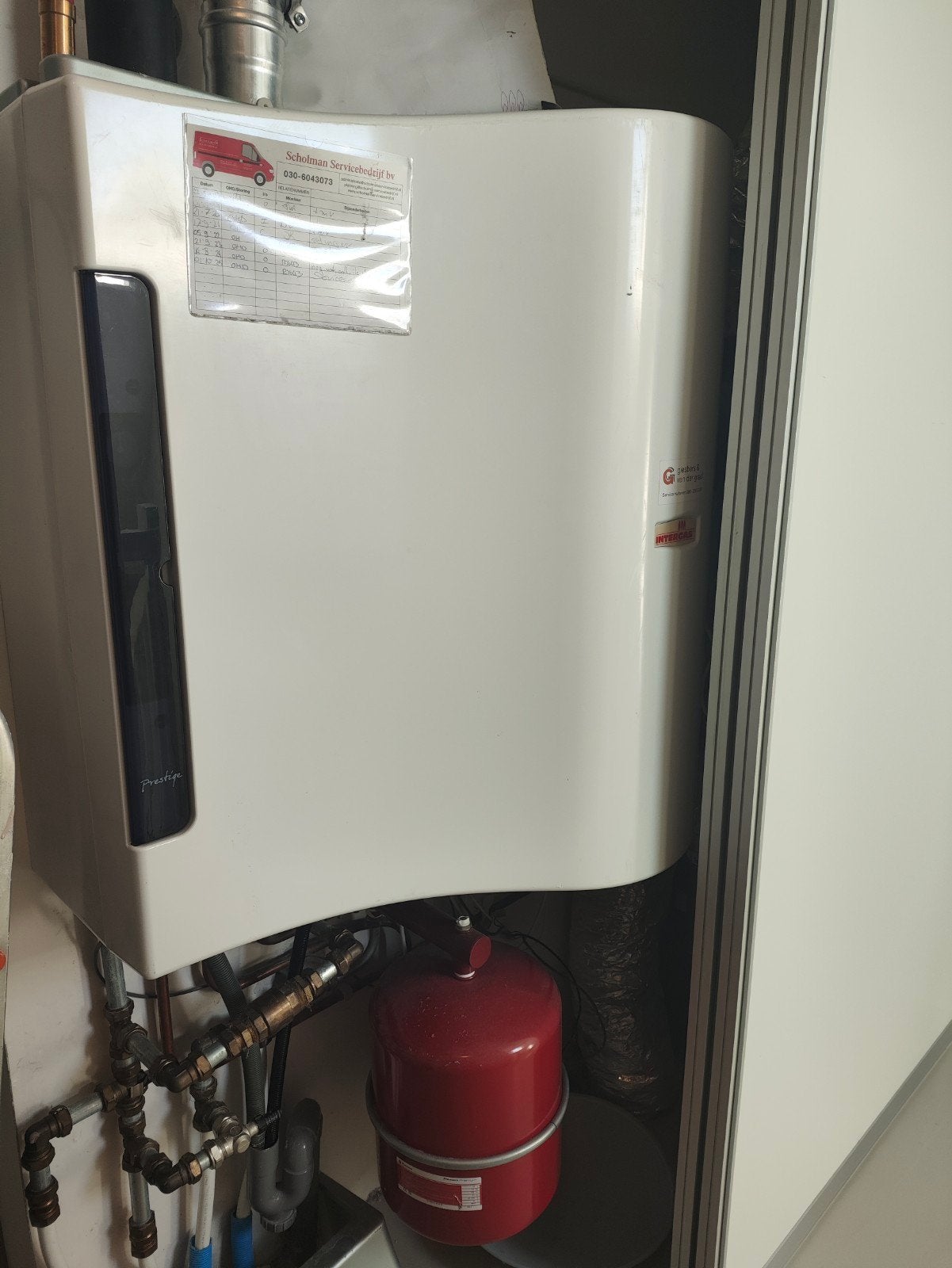 Intergas Prestige CW6 CV-ketel - Goede staat, 9 jaar oud, Ophalen, 30 tot 80 cm, Gebruikt, Hoog rendement (Hr)