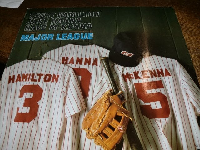 Scott Hamilton / Jake Hanna  Major League Concord LP 1986, LP, Gebruikt, Ophalen of Verzenden, 12 inch