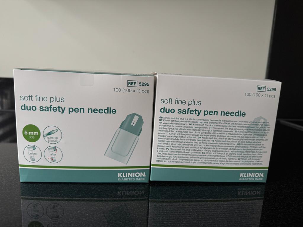 Klinion | soft fine plus duo safety pen needle, Ophalen of Verzenden, Nieuw