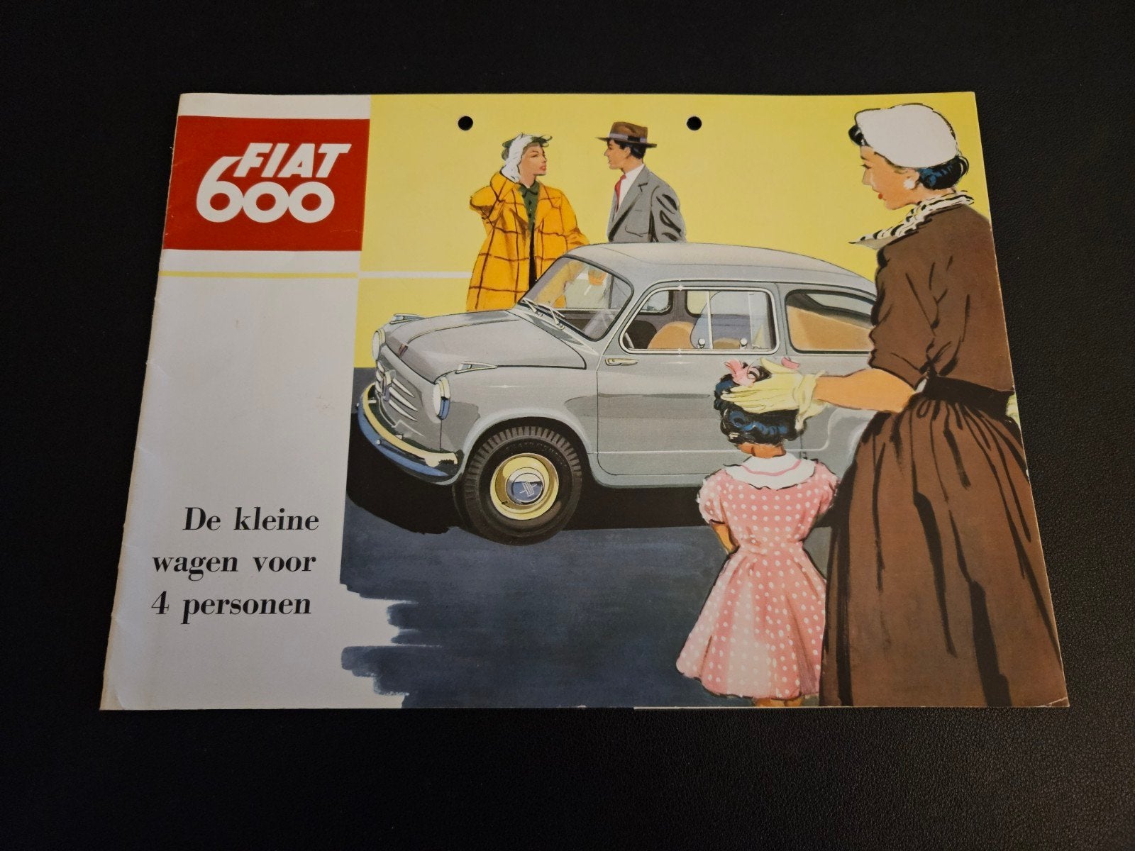 Brochure Fiat 600, Ophalen of Verzenden, Zo goed als nieuw, Overige merken