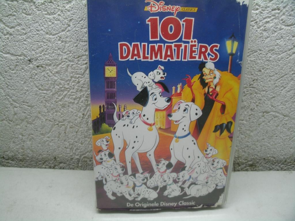 vhs 182a 101 dalmatiers ned gespr, Alle leeftijden, Ophalen of Verzenden, Gebruikt