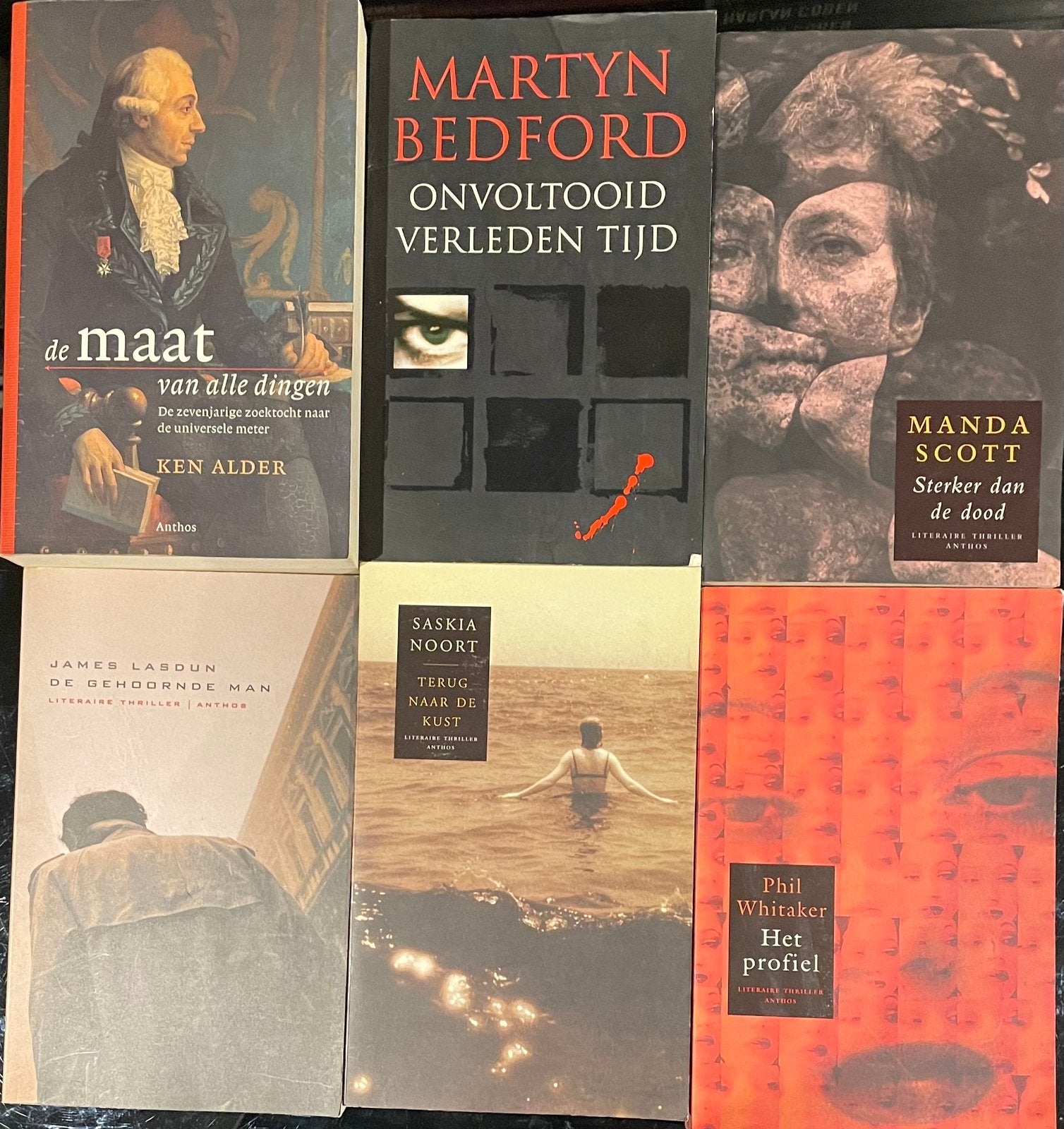 Diverse auteurs 6x van ANTHOS uitgeverij, Boeken, Ophalen of Verzenden, Zo goed als nieuw
