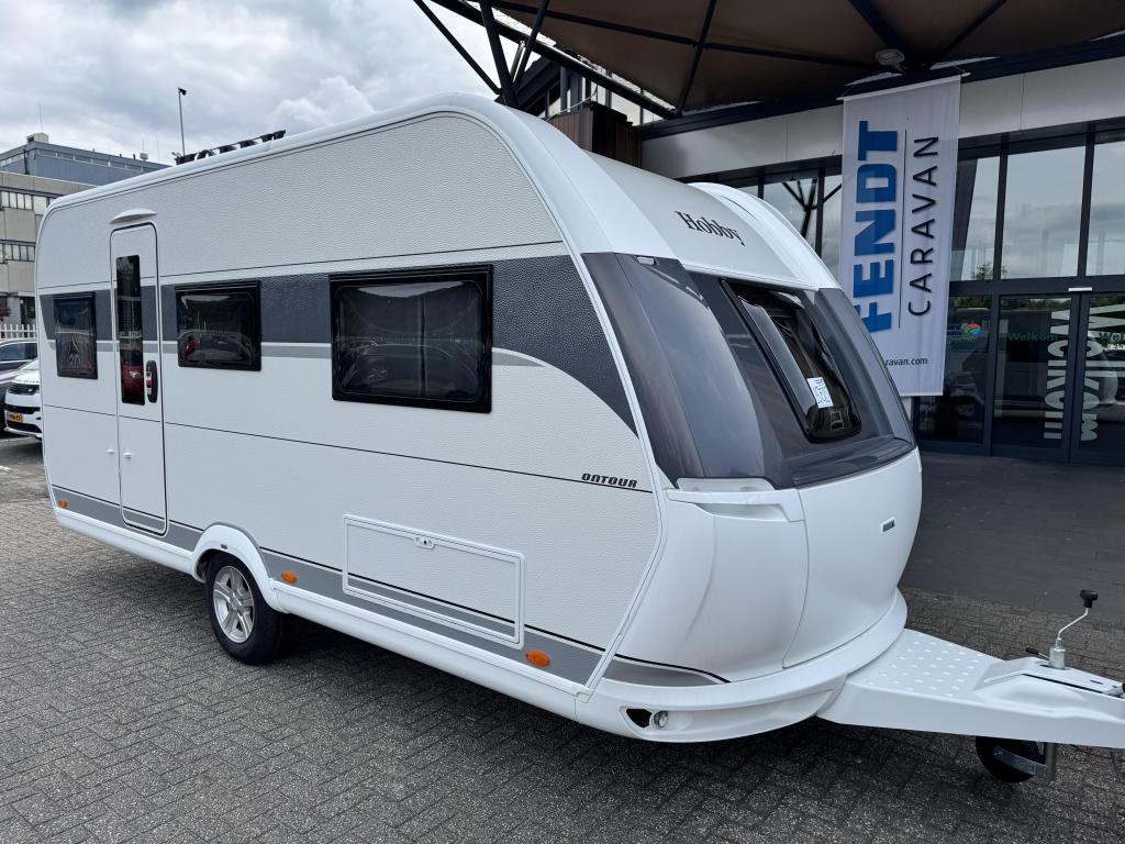 Hobby On Tour 460 DL 2026 GRATIS EXTRA'S t.w.v. E2350,-!!!!, Caravans en Kamperen, Hobby, Bedrijf, Treinzit, 4 tot 5 meter