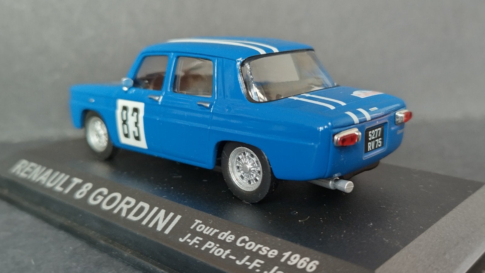 Renault 8 R8 Gordini Tour de Corse 1966 1:43 Altaya Pol, Overige merken, Auto, Verzenden, .