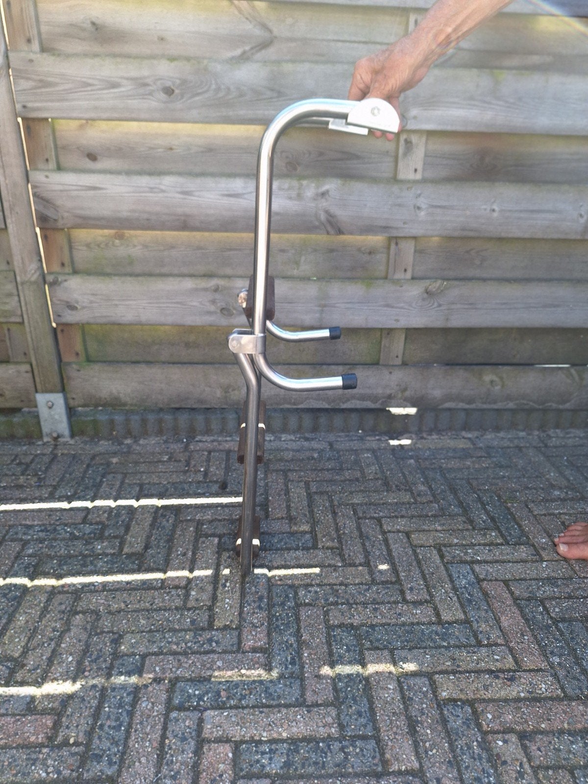 Rvs trap, Ophalen