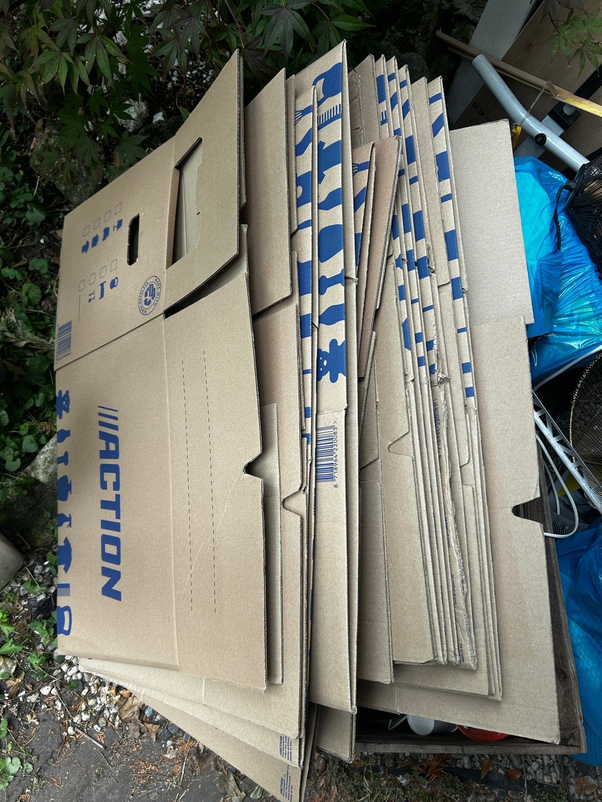 15 verhuisdozen te koop, Ophalen, Gebruikt, Doos, Opvouwbaar