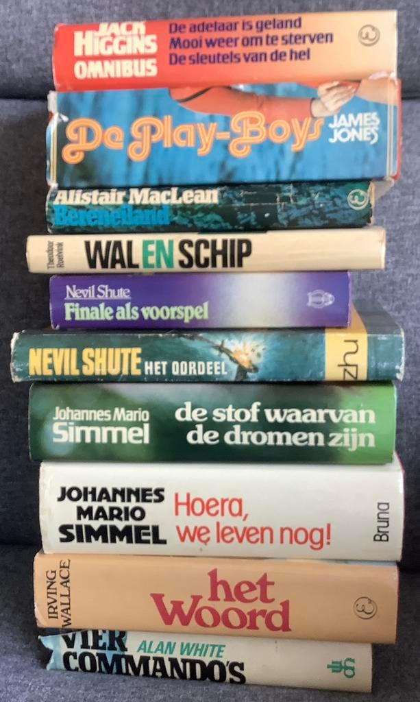 10 boeken (gebonden, met stofomslag), Boeken, Ophalen of Verzenden, Gelezen, Verschillende onderwerpen