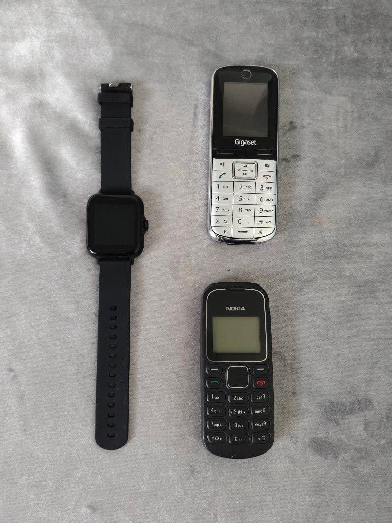Telefoons met Onbekende Staat – Bundel 2 stuks + Smartwatch, Ophalen of Verzenden, Zwart, 64 GB