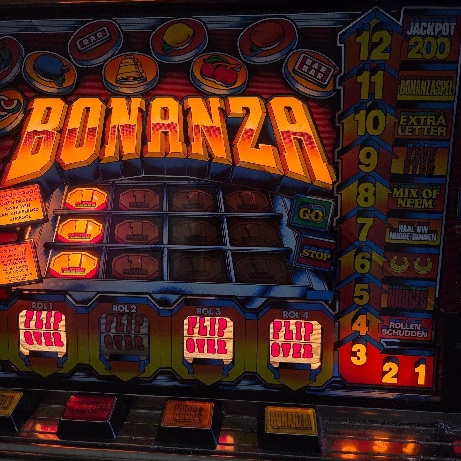 Bonanza 200 gokkast - Klassieke fruitautomaat, Verzamelen, Ophalen of Verzenden, Gebruikt