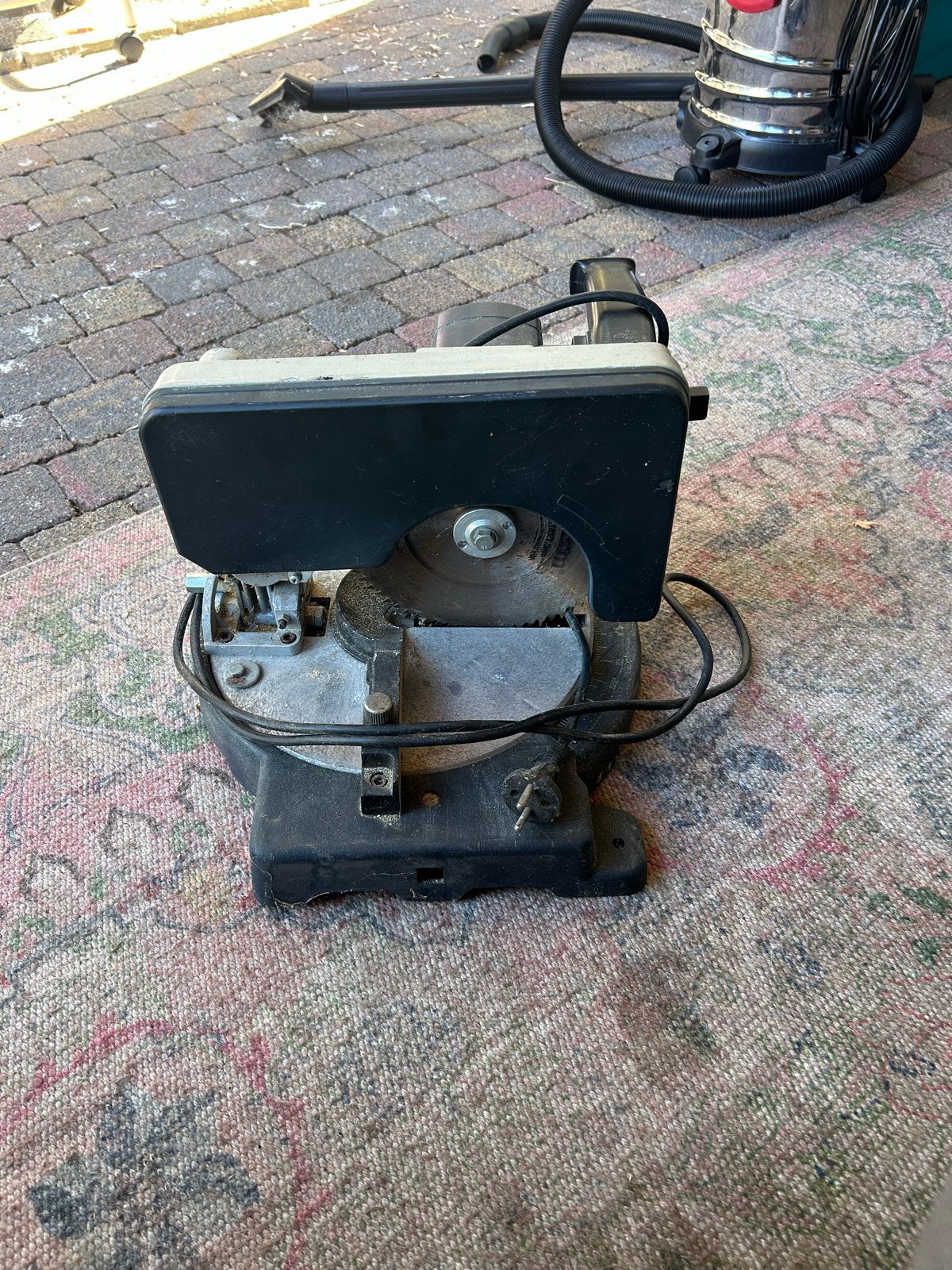 Ferm Combi Verstek- en Afkortzaag 800W, Gebruikt, 600 tot 1200 watt, Ophalen of Verzenden, Afkortzaag