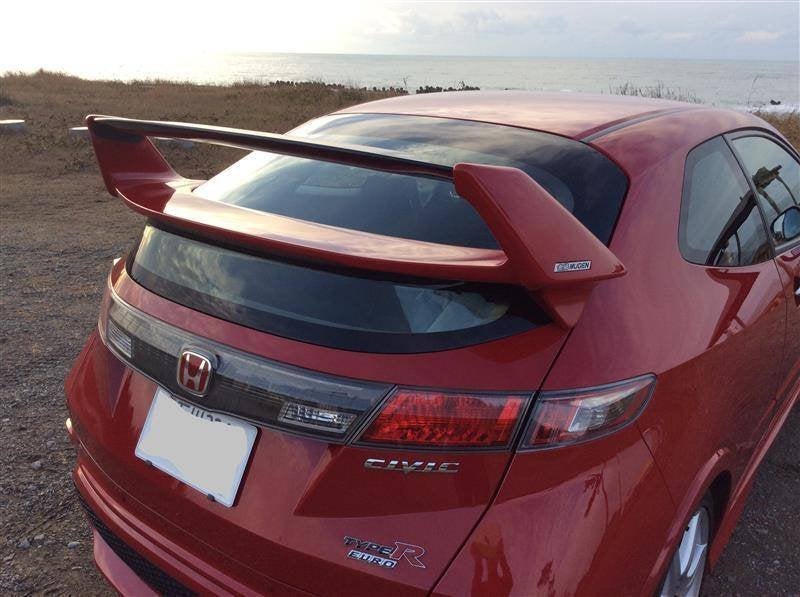 JapPower Mugen style spoiler FRP - Honda Civic FN2 07-12, Ophalen of Verzenden